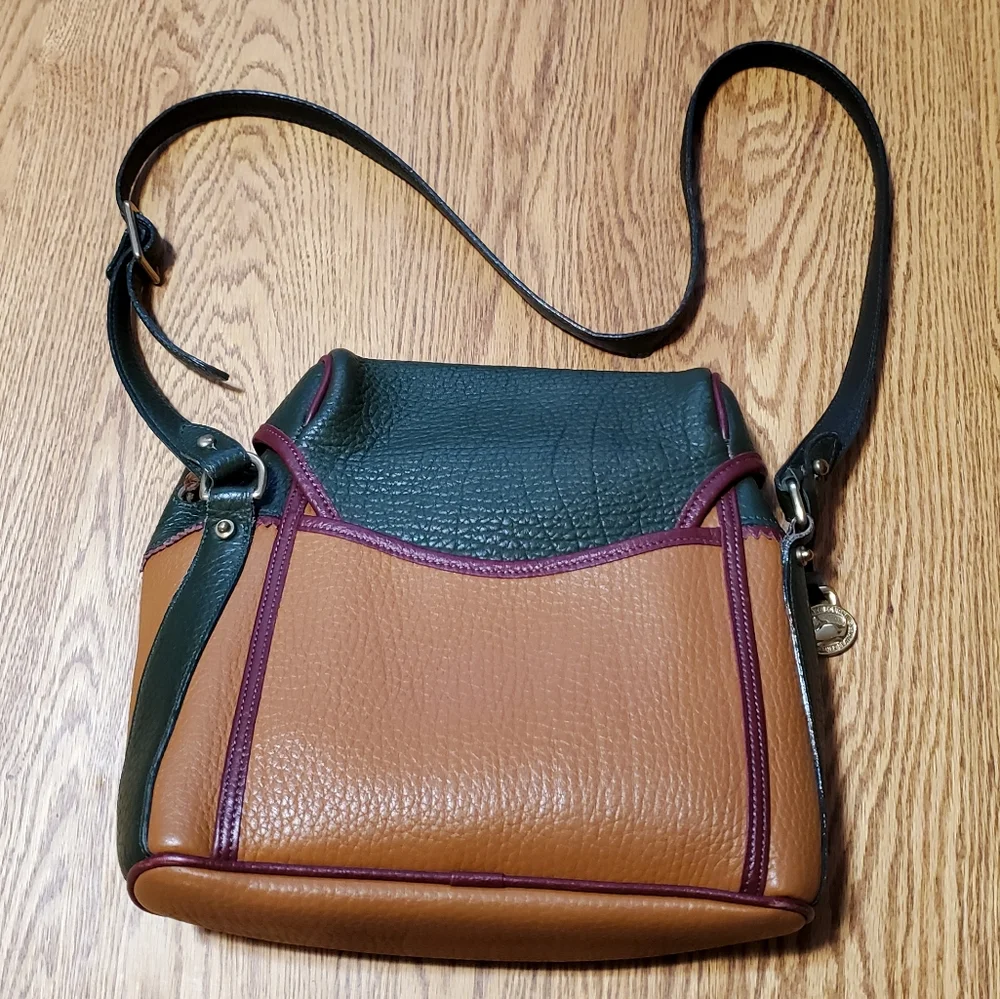 Vintage 1990s Teton Dooney and Bourke Saddle Bag Drawstring Purse USA Made - Picture 6 of 13